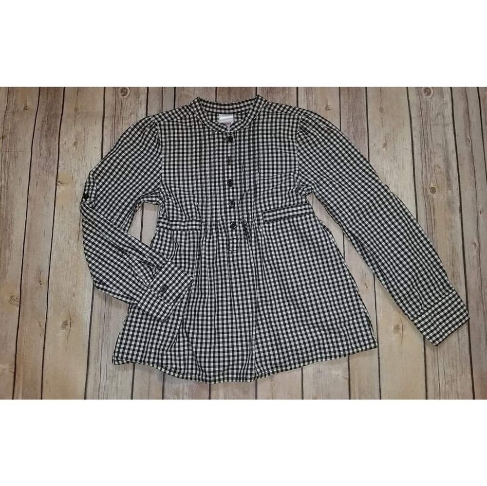 Gymboree Long Sleeve Button Check Shirt Size 7